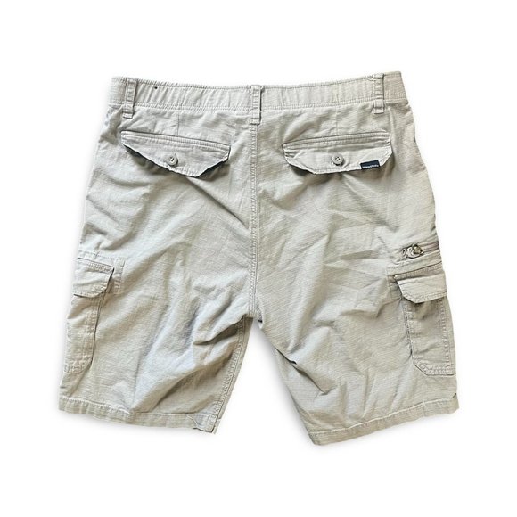 Wear First Mens Gray Cargo Utility Ripstop Hiking Shorts Size 38 - Picture 2 of 5